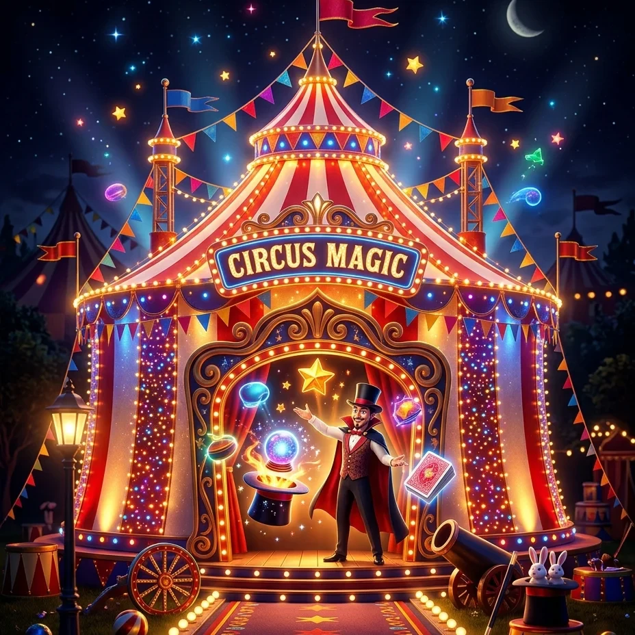 Magic Circus sur Olympe Casino